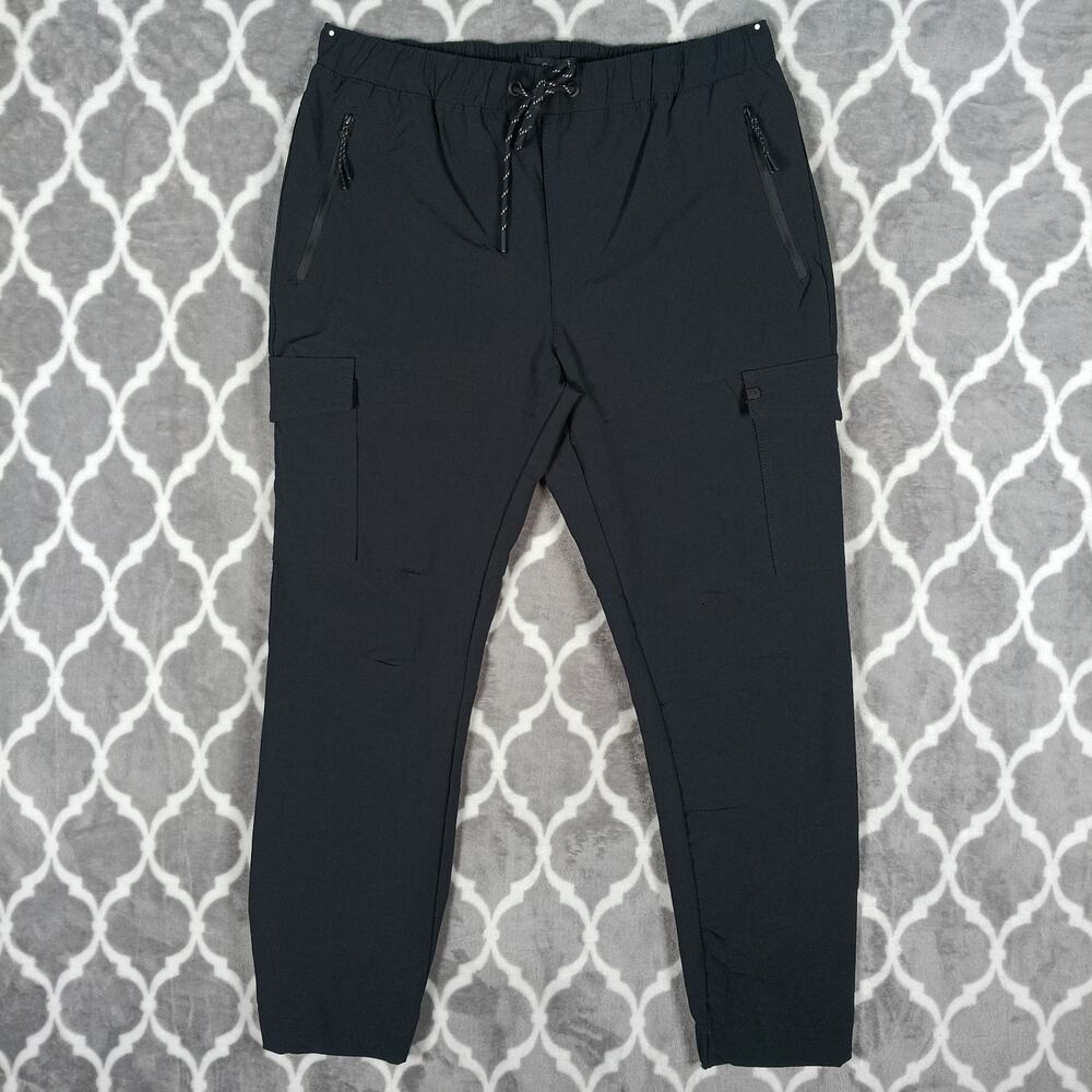 G Fried Denim Cargo Jogger Pants Men Size M Black Techwear Streetwear Utility